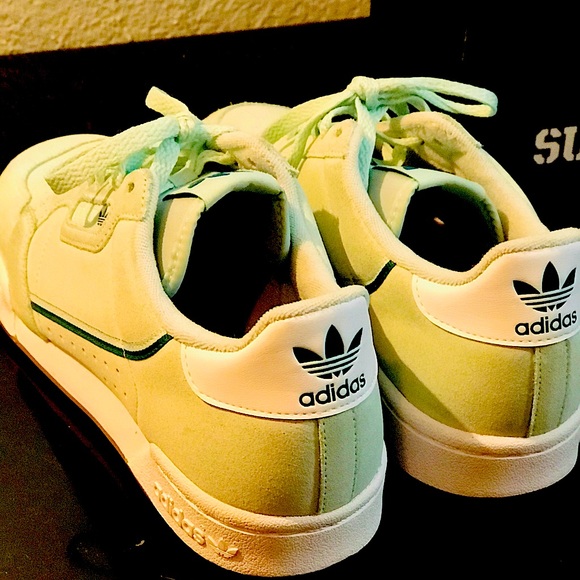ADIDAS SKATE SHOES continental model mint green color way. - Picture 4 of 5